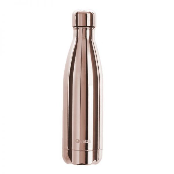 Qwetch - Metal - Garrafa Isotérmica Rosa Gold 500 ml