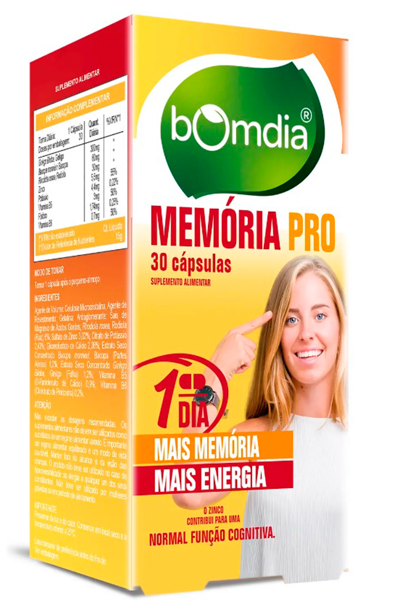 Bomdia Memória Pró 30 Cáps.