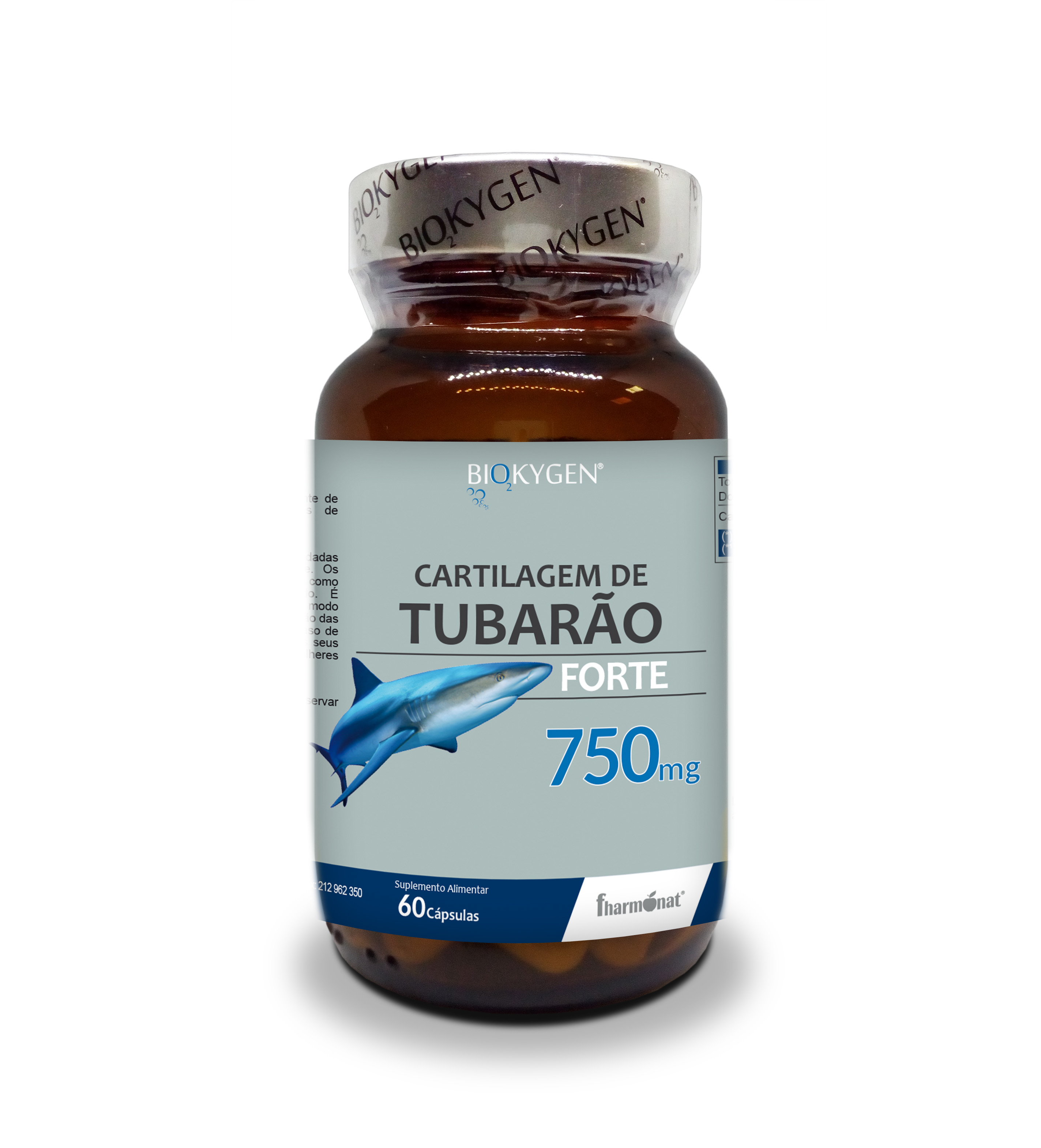 Biokygen Cartilagem de Tubarão Forte (60 Cáps.)