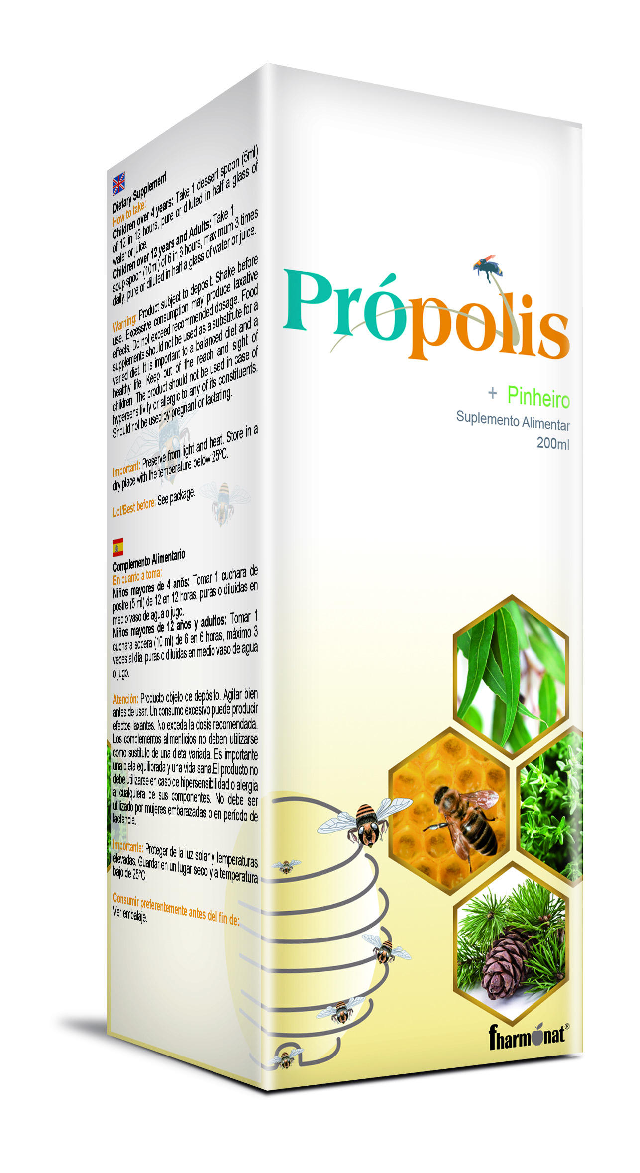 Própolis + Seiva de Pinheiro 200ml