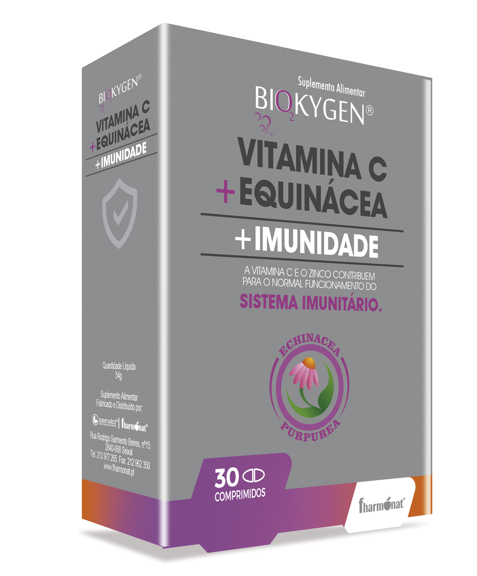 Biokygen Vit. C + Equinácea (30 Comp.)