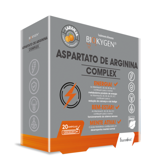 Biokygen Aspartato Arginina (Sabor a Laranja)